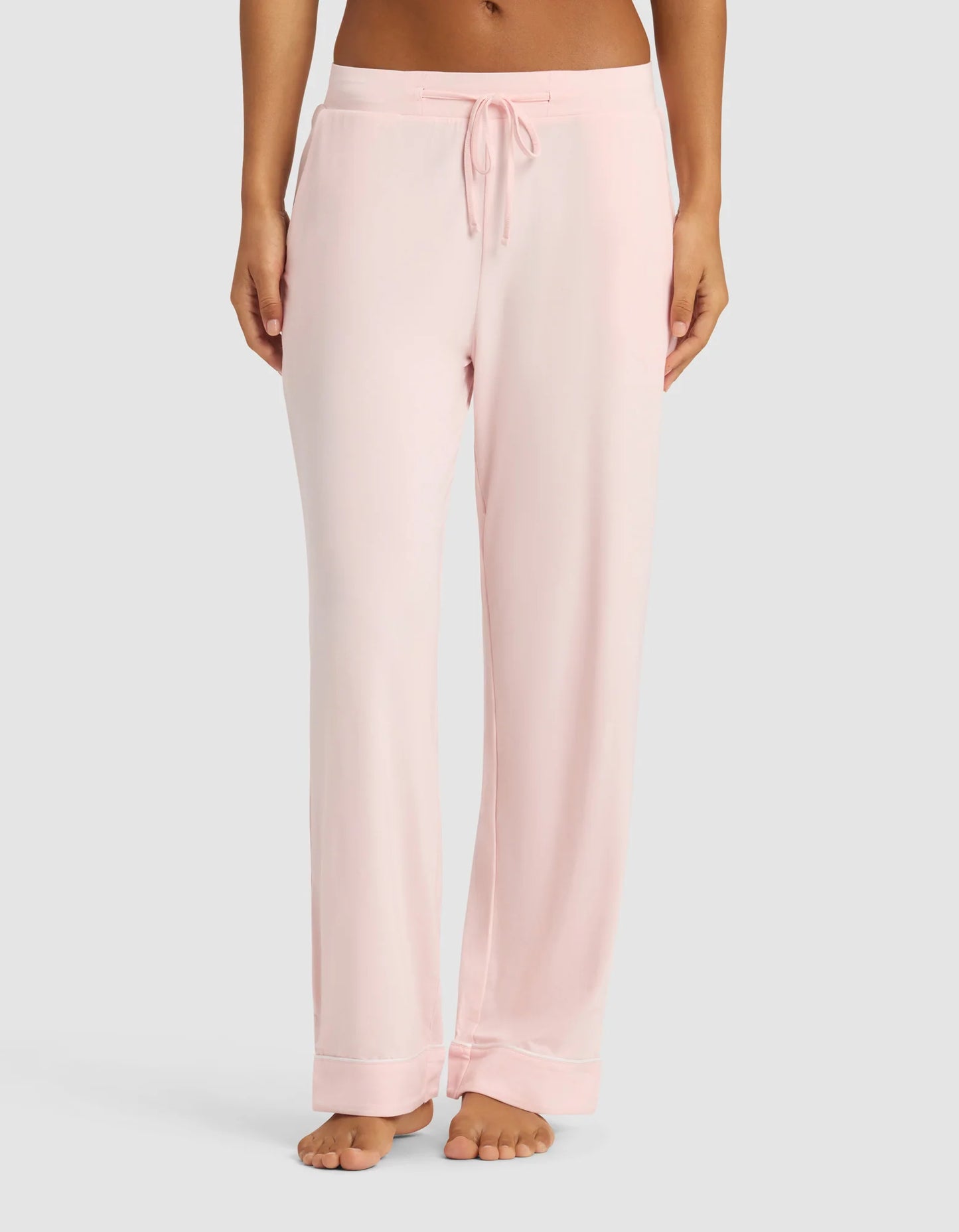 Women's Bamboo Stretch Knit Short Sleeve and Pant Pajama Set