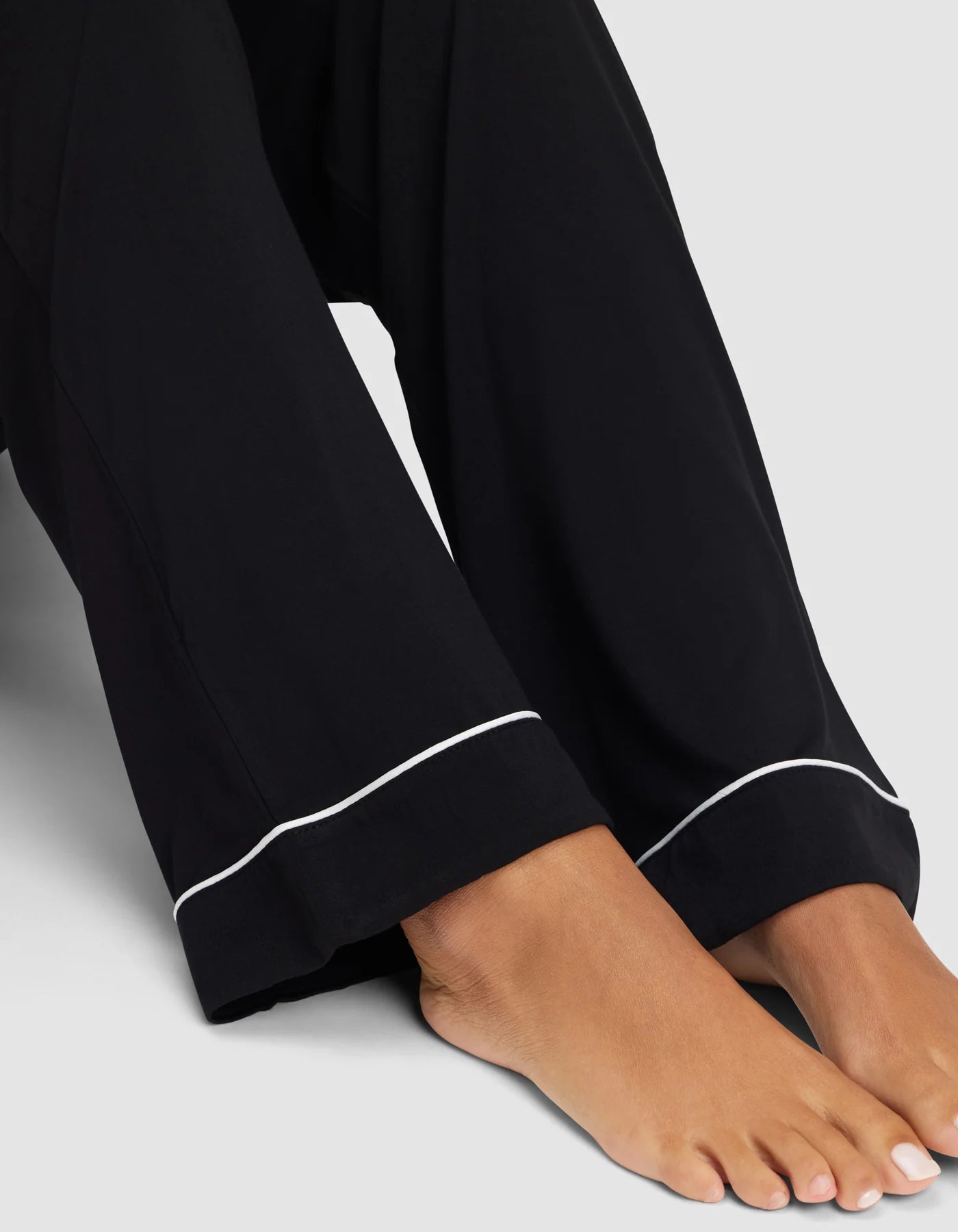Women's Bamboo Stretch Knit Short Sleeve and Pant Pajama Set