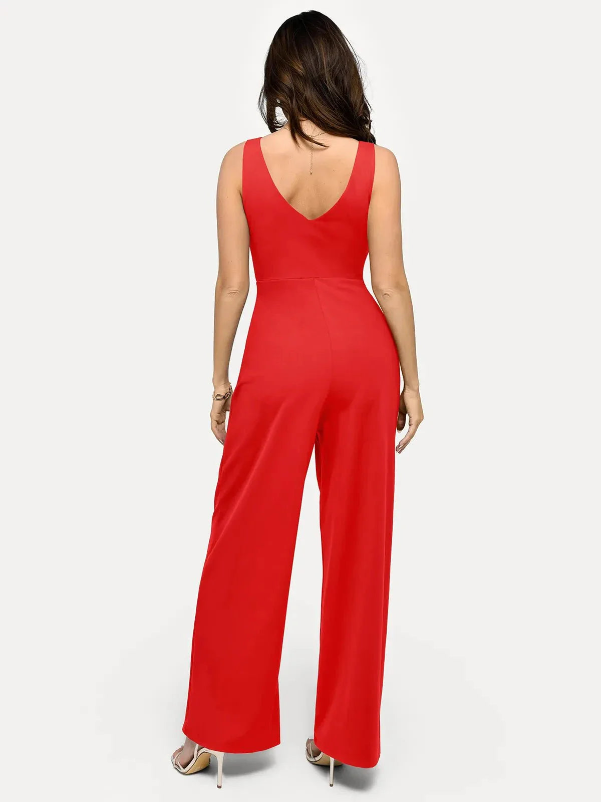 Slimming Wide-Leg Shapewear Jumpsuit