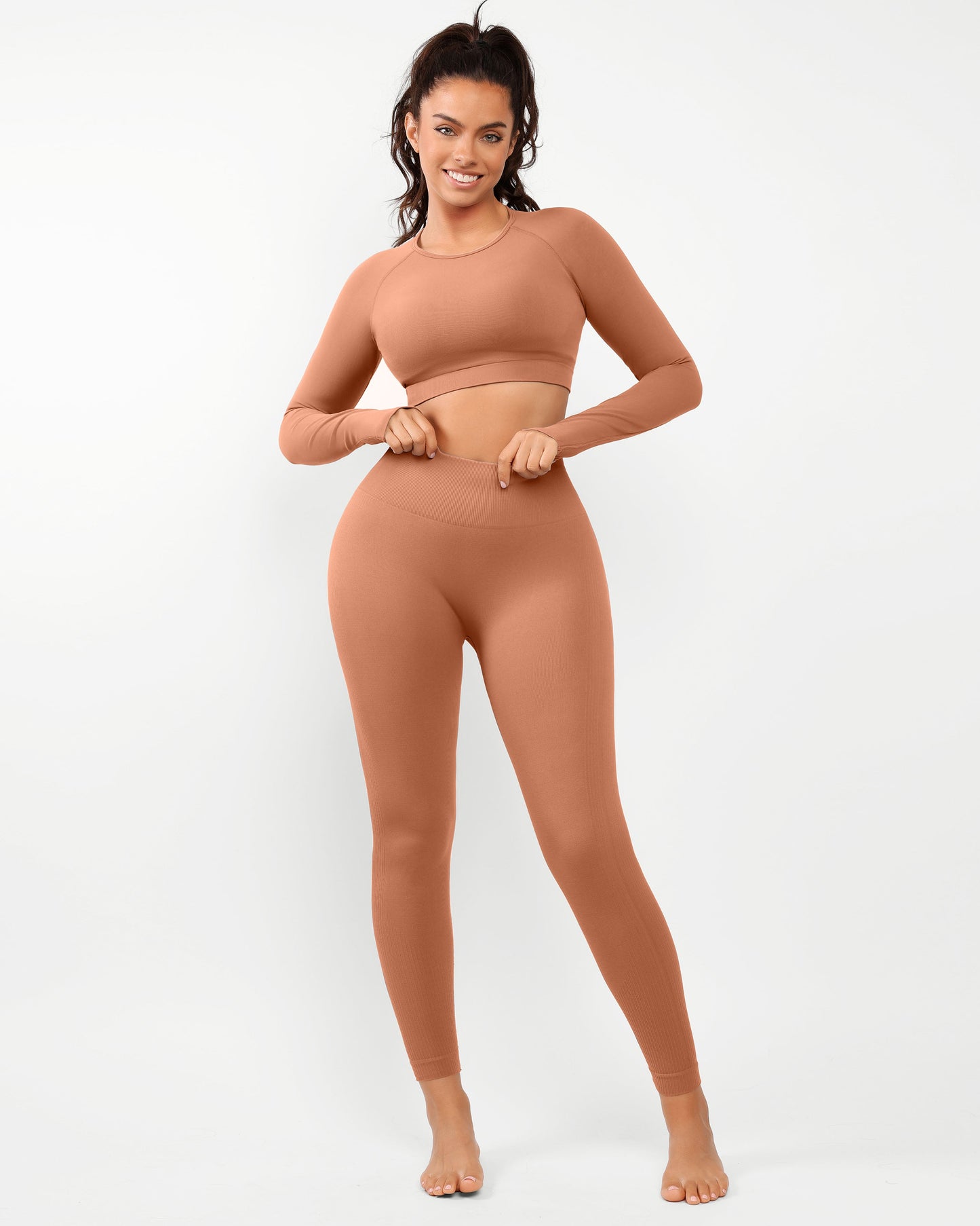 Airwear Long Sleeve & High-Waist Legging Set