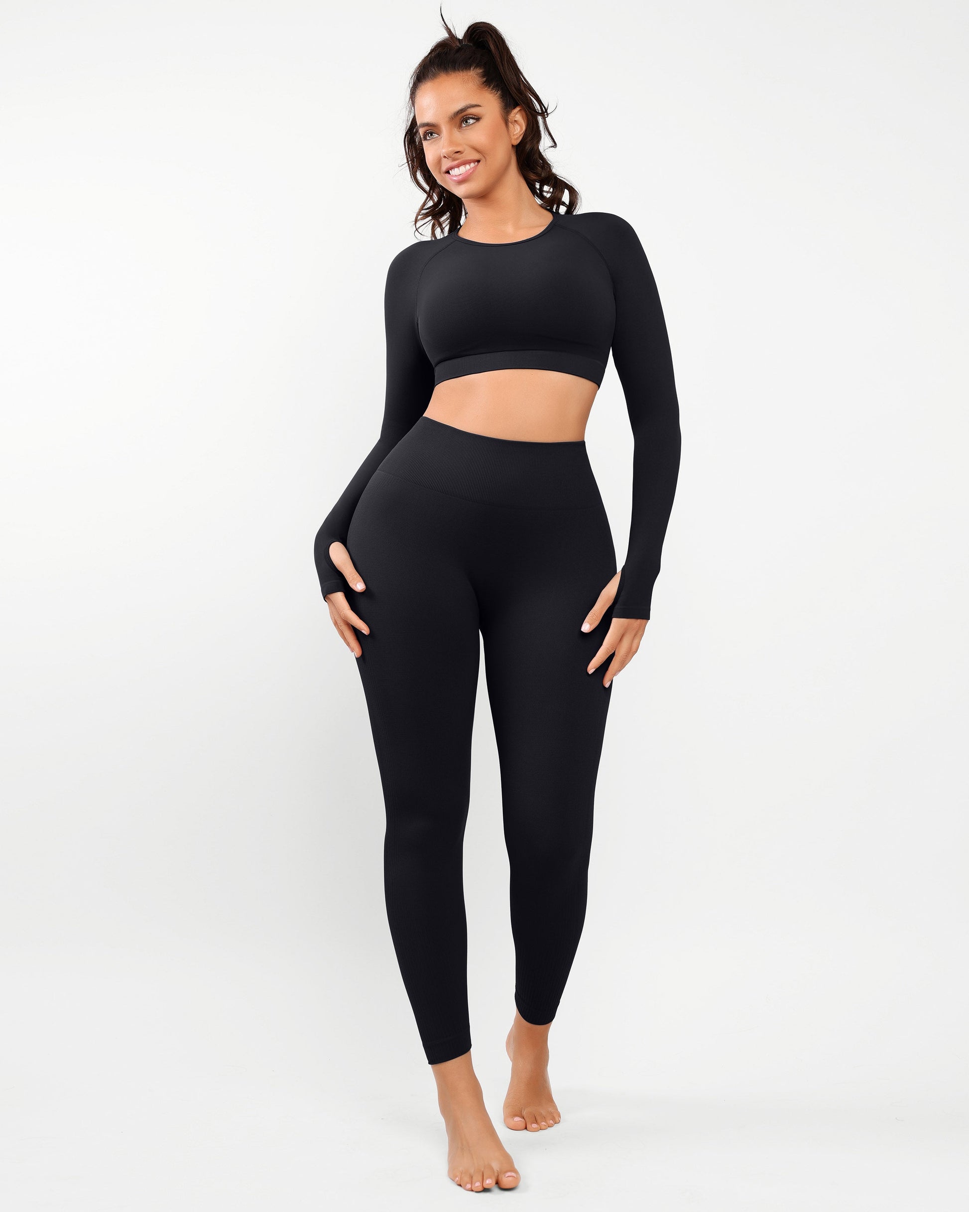 Airwear Long Sleeve & High-Waist Legging Set