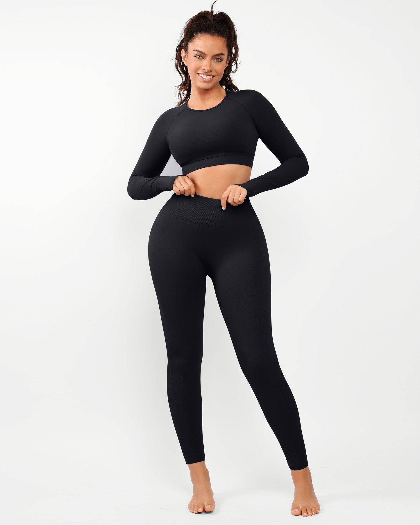 Airwear Long Sleeve & High-Waist Legging Set