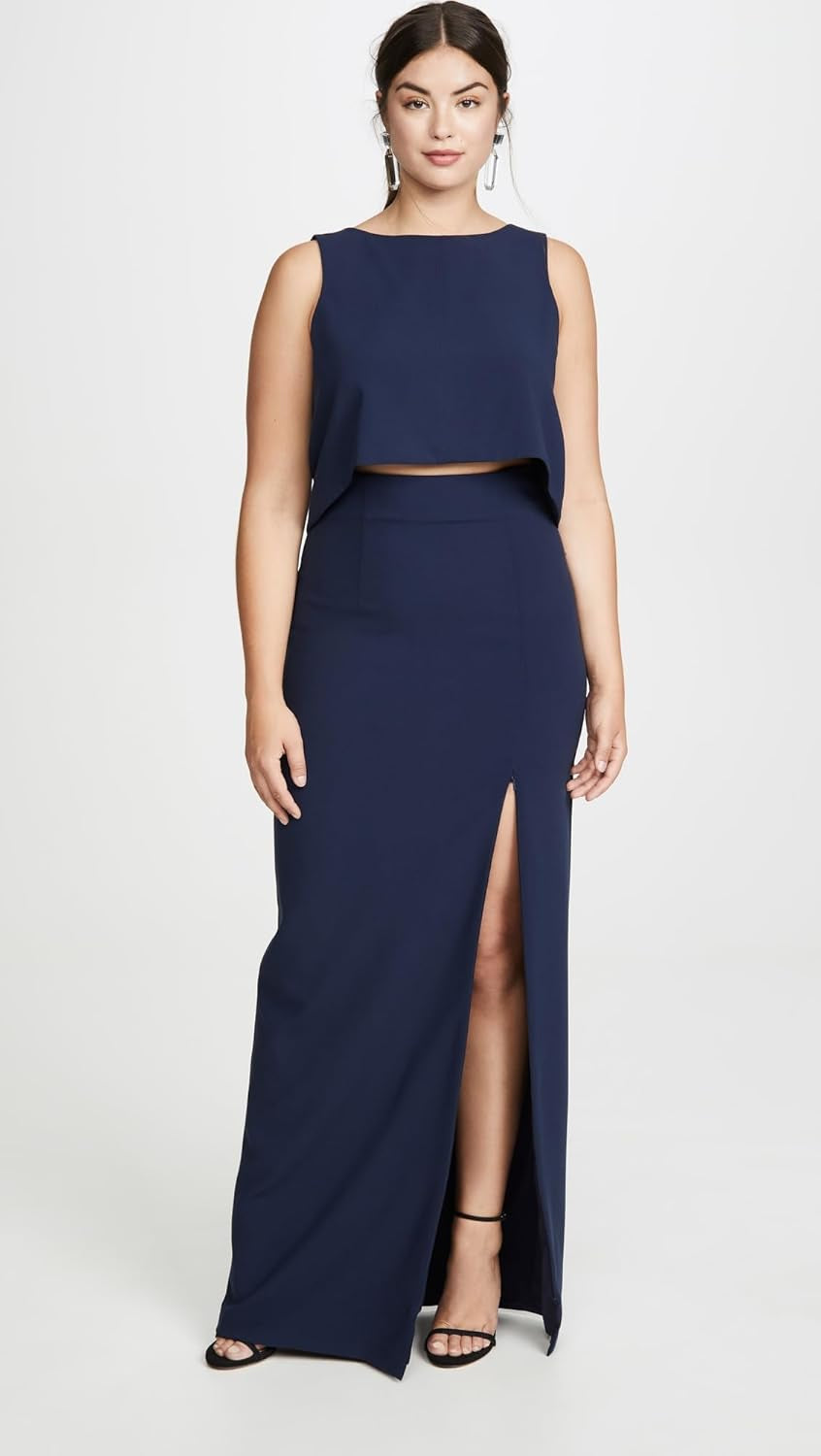 Black Halo Women's Kacie Two-Piece Maxi Dress